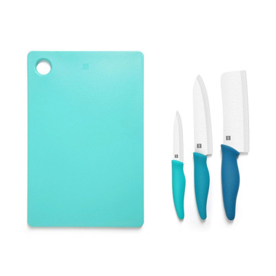 Набор керамических ножей с разделочной доской Xiaomi Huo Hou