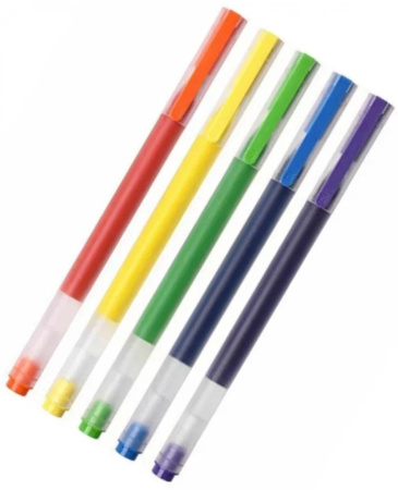Набор гелевых ручек Xiaomi Rainbow Gel Pen 5 Colors (MJZXB03WC)